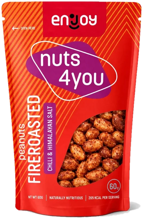 Enjoy Peanuts - Chilli - Himalayan Salt pack, 60 g