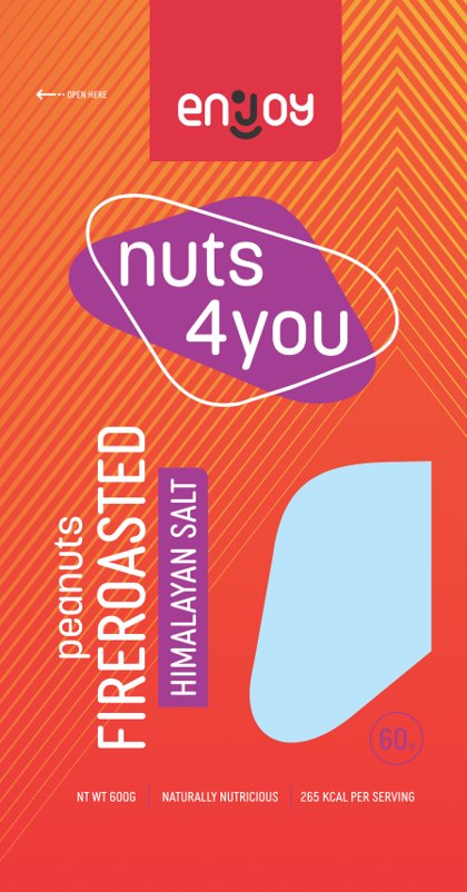 Enjoy Peanuts - Himalayan Salt pack, 60 g