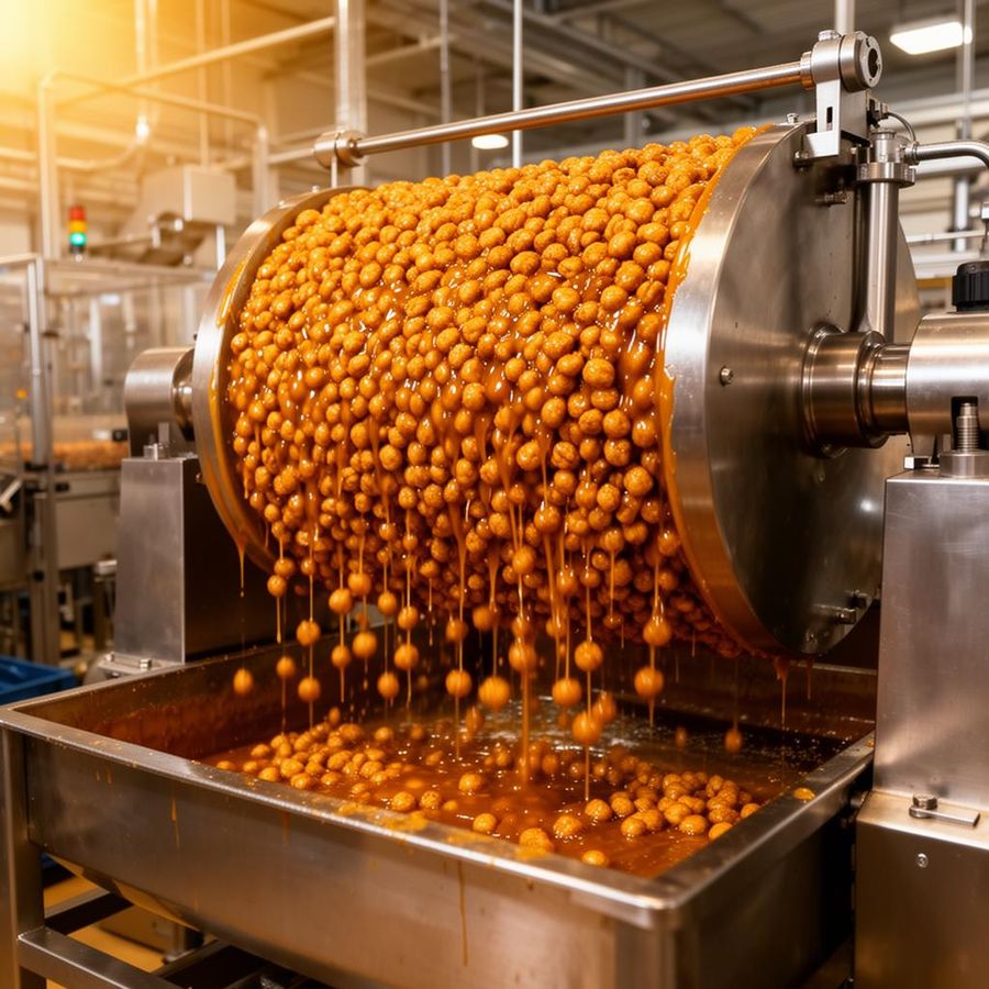 Caramelising nuts