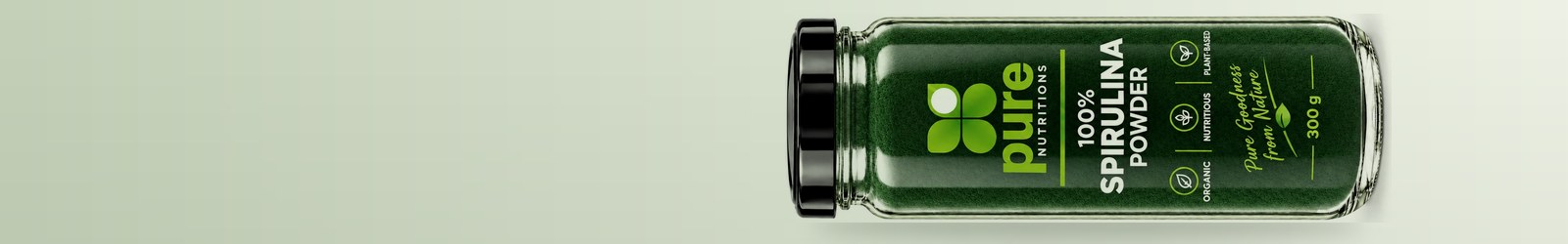Pure Nutritions Spirulina Powder jar